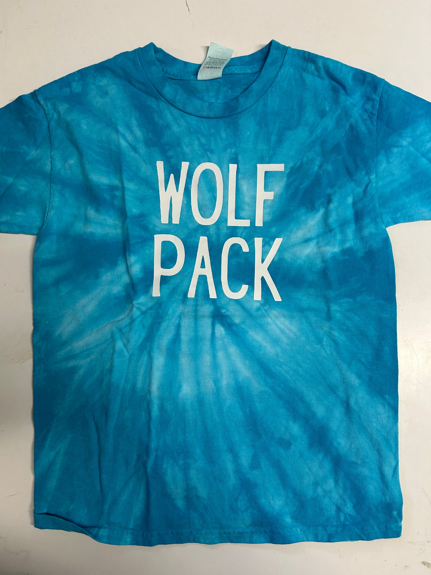 Turquoise Tie-Dye Wolf Pack T-Shirt