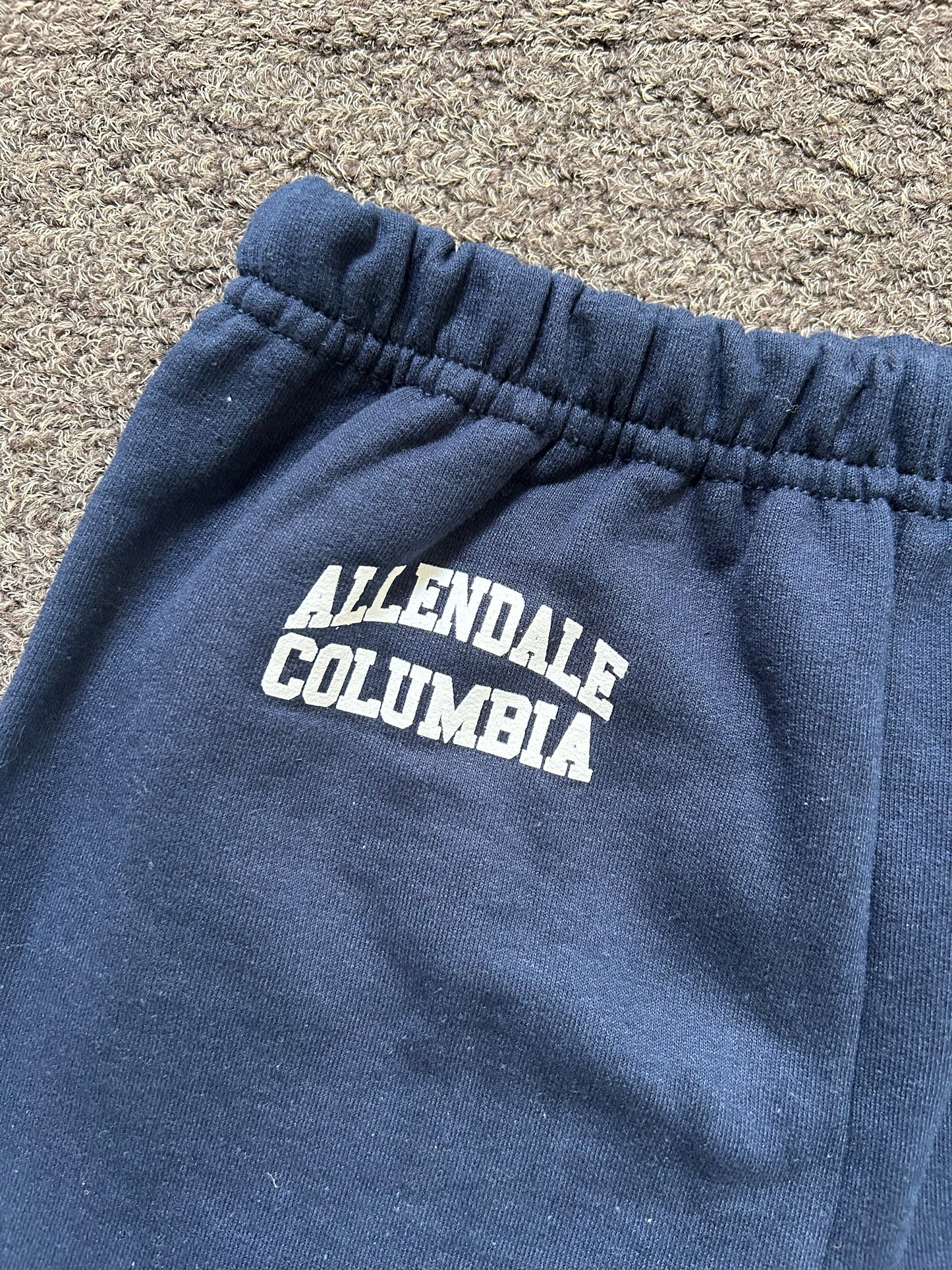 Classic Navy Blue Allendale Columbia Sweatpants
