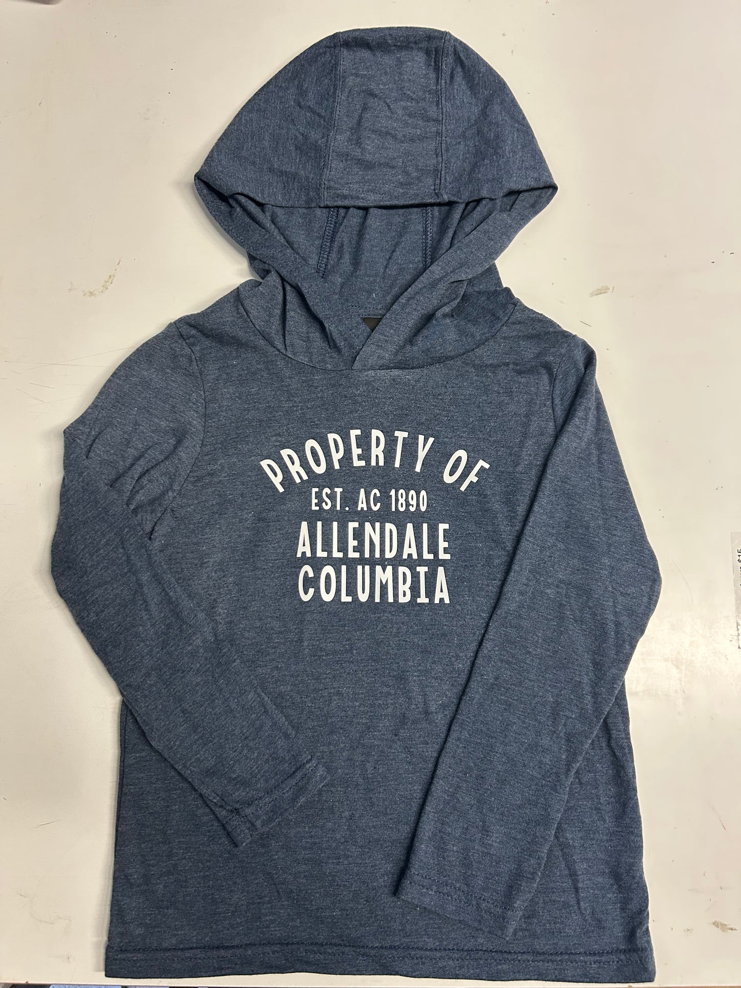 Property of AC - Long Sleeve Gray Hoodie