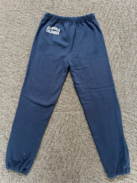 Classic Navy Blue Allendale Columbia Sweatpants