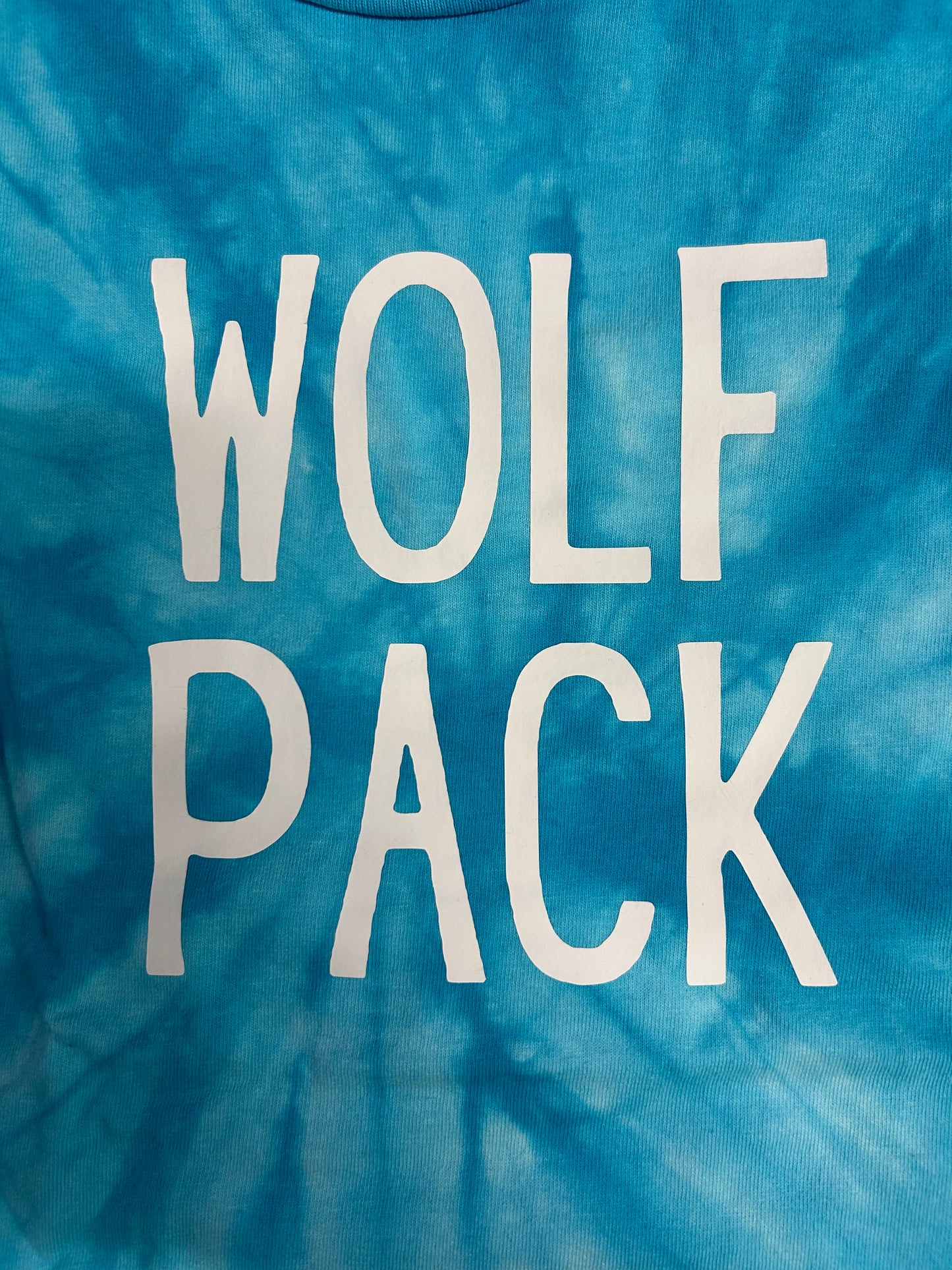 Turquoise Tie-Dye Wolf Pack T-Shirt