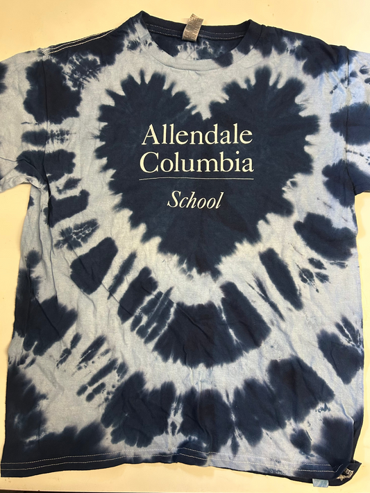 Blue Hearts Tie Dye T-Shirt
