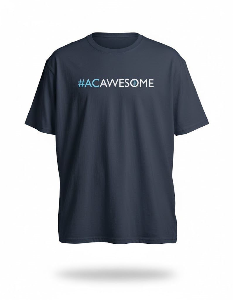 AC Awesome Navy Blue T-Shirt