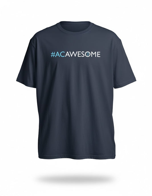AC Awesome Navy Blue T-Shirt
