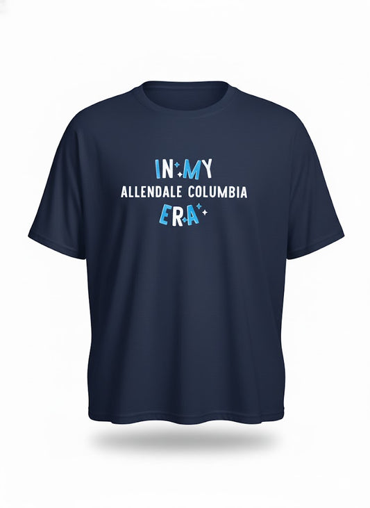 "In My Allendale Columbia Era" Navy Blue T-Shirts