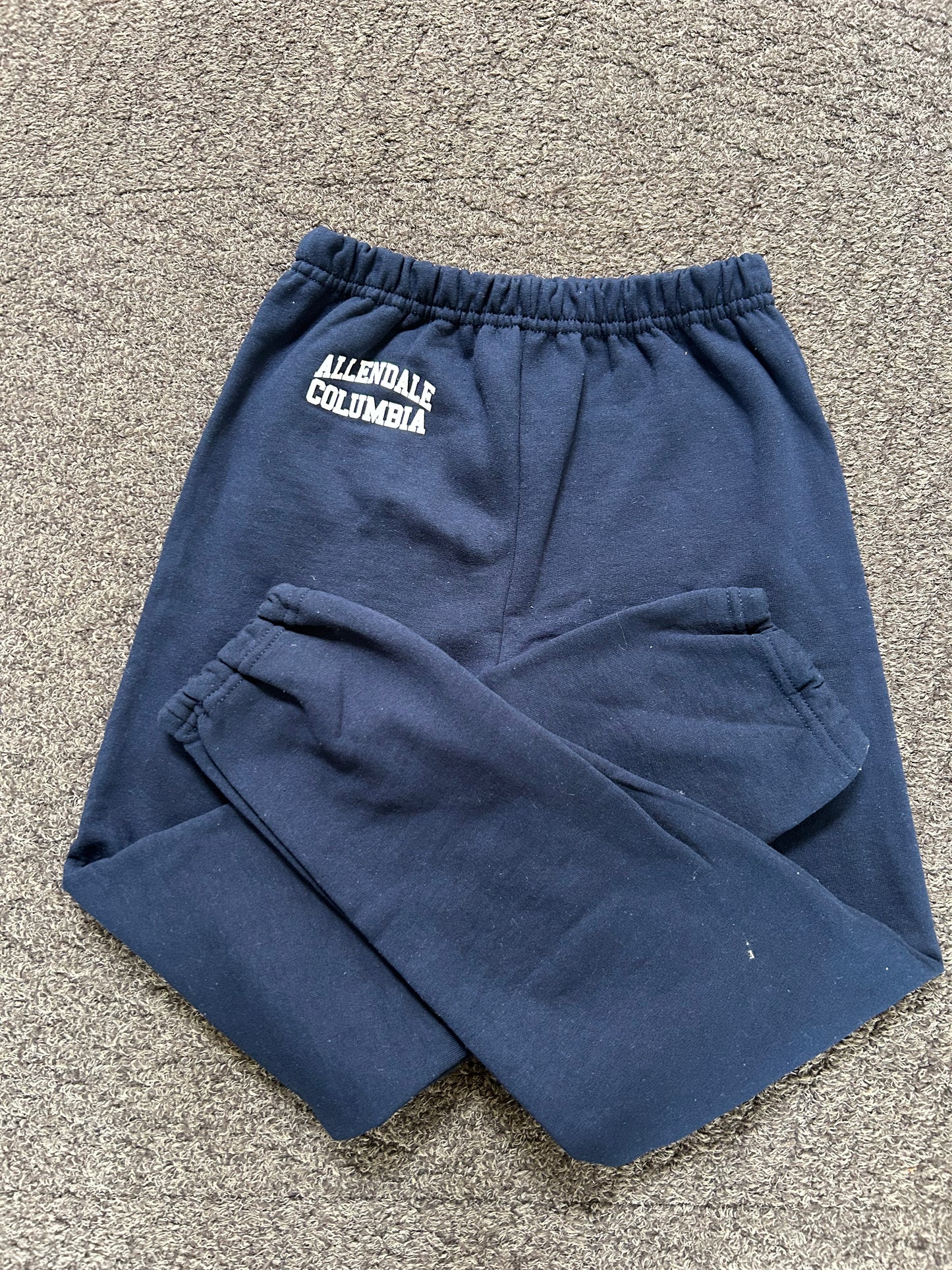 Classic Navy Blue Allendale Columbia Sweatpants