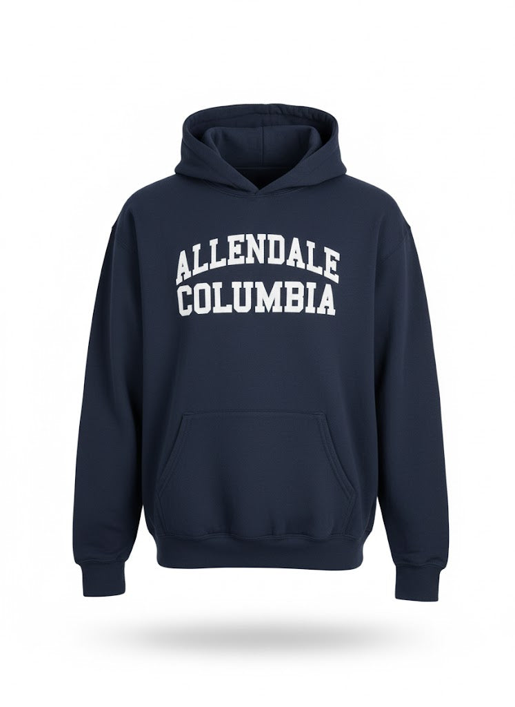Classic Navy Allendale Columbia Hoodie