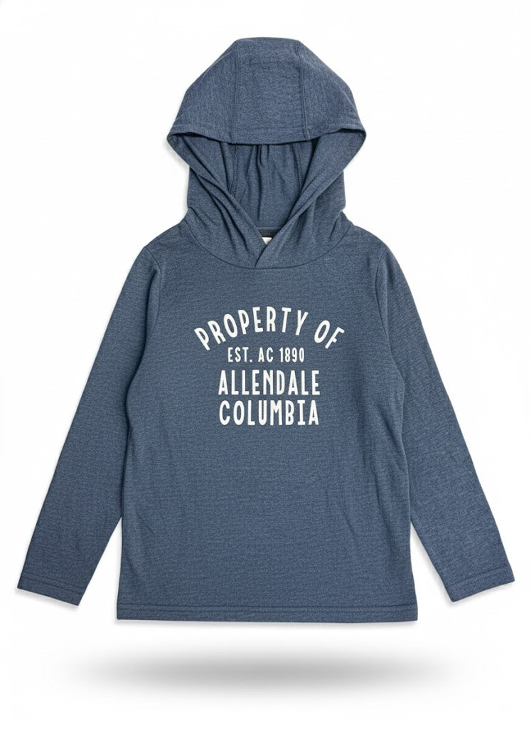 Property of AC - Long Sleeve Gray Hoodie