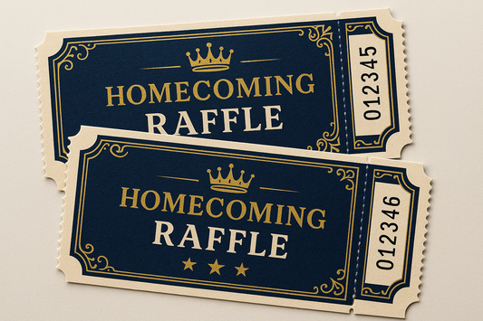raffle tickets, homecoming