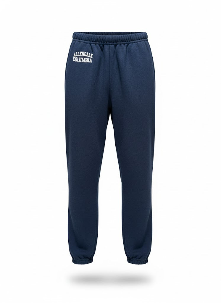 Classic Navy Blue Allendale Columbia Sweatpants